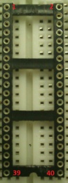 Figura9: Base para conexión al protoboard